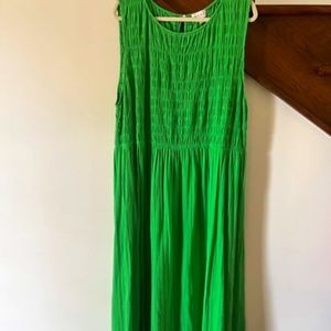 Bright green WRAY flair dress *SOLD OUT EVERYWHERE*
